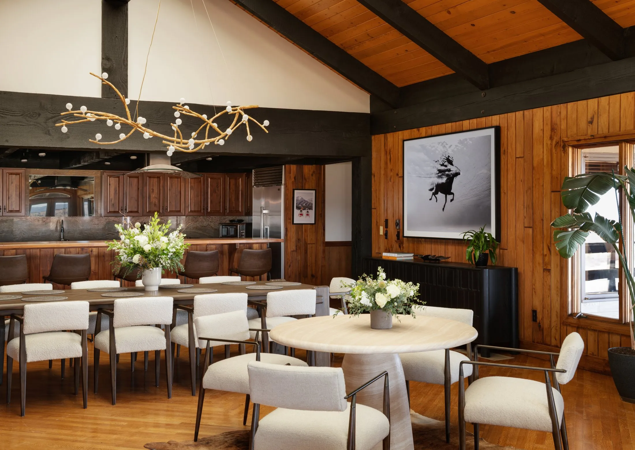 Great room, kitchen view